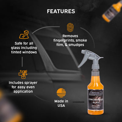 Concentrated Auto Glass Cleaner – Streak-Free Shine