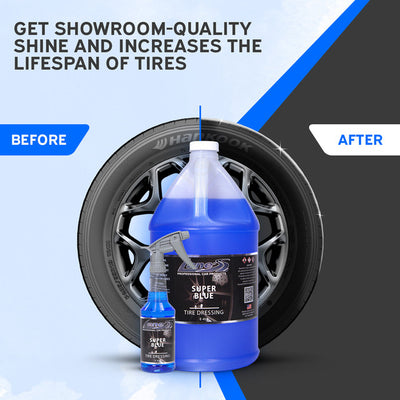 Lane’s Super Blue Tire Shine – Auto Tire Protection & Gloss