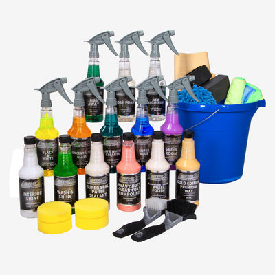 New Car Detailing Kit Item K-1025 – Complete Car Exterior & Interior Care Kit