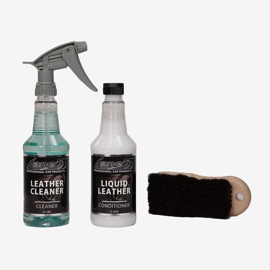 Leather Cleaner, Conditioner and Brush Kit Item K-1031