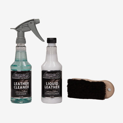 Lane’s Leather Cleaner, Conditioner & Brush Kit K-1031 – Complete Leather Care Set
