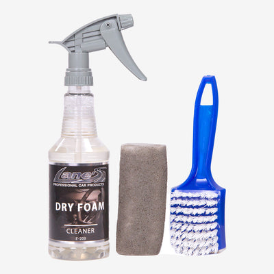 Lane’s Carpet Cleaner & Pet Hair Removal Kit K-1042 – Dry Foam & Scrub Brush
