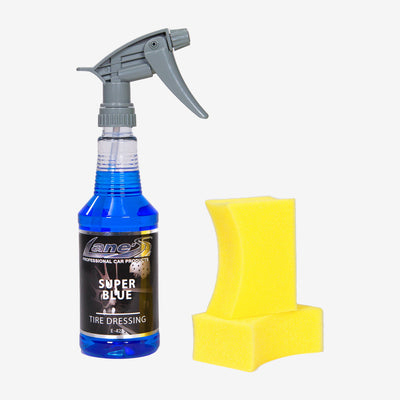 Super Blue Tire Dressing & Contour Applicators Kit | Lane’s Car Products