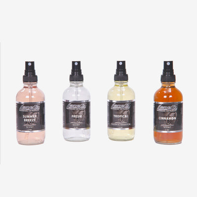 Tropical, Summer Breeze, Fresh & Cinnamon Air Freshener Kit 4oz Each