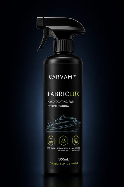 CARVAMP FABRICLUX marine fabric nano coating spray