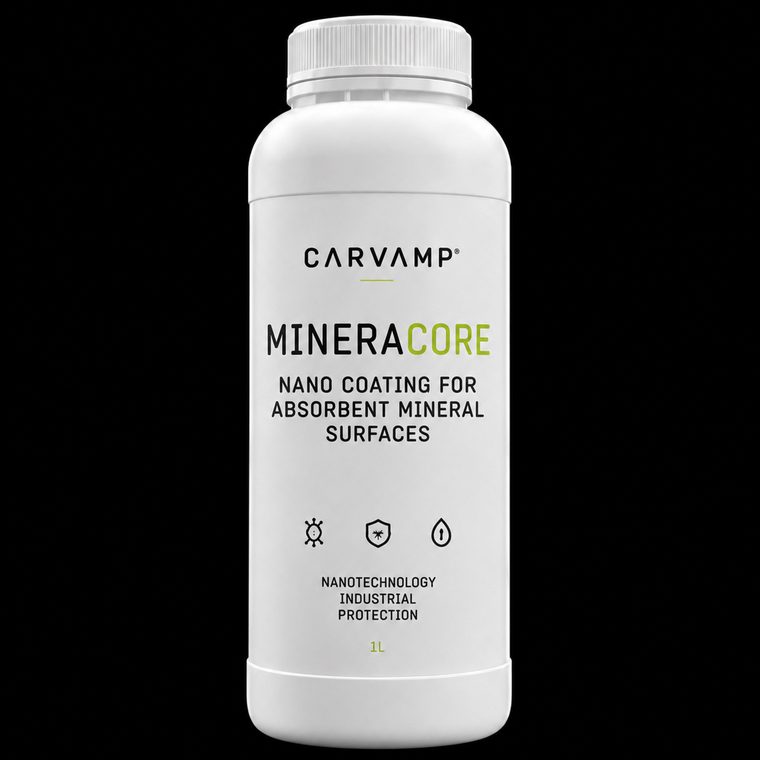 CARVAMP MINERACORE nano coating for absorbent mineral surfaces